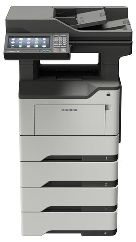 Toshiba e-STUDIO 478S Mono Multifunctional Printer with 4 x Paper Trays and Cabinet
